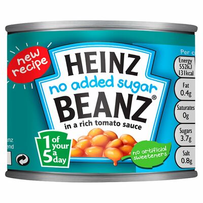 Heinz Beans No Sugar Added 200g