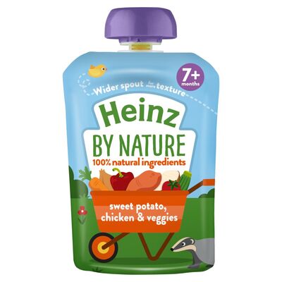 Heinz By Nature Sweet Potato. Chicken & Veggies 7+ Months 130g