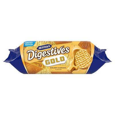 Mcvities digestive gold caramel 232g