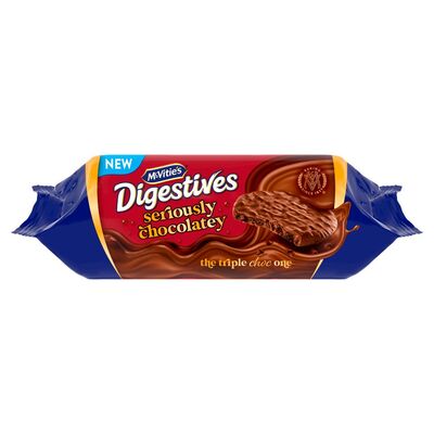 McVitie's Seriously Chocolatey Digestive Biscuits 232g