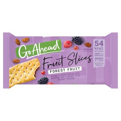 Go Ahead Forest Fruit Snack Bar 4 Pack 174g