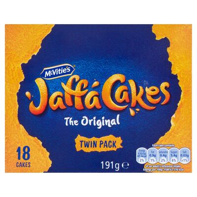 McVitie's Jaffa Cakes 18 Cakes Twin Pack 198g