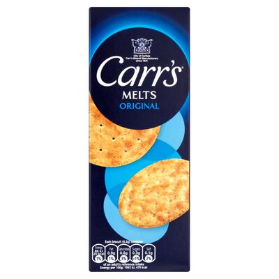 Carr's Melts Original Crackers 150g