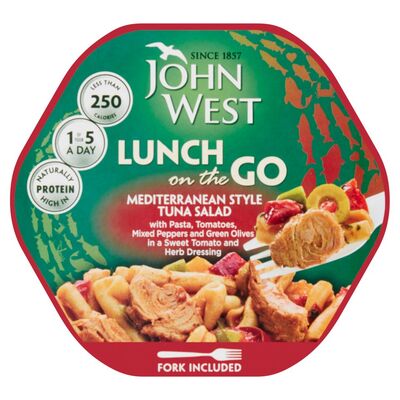 John West On The Go Mediterranean Tuna Pasta Salad 220g