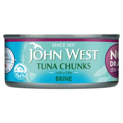 John West No Drain Tuna Chunks In Brine 110g