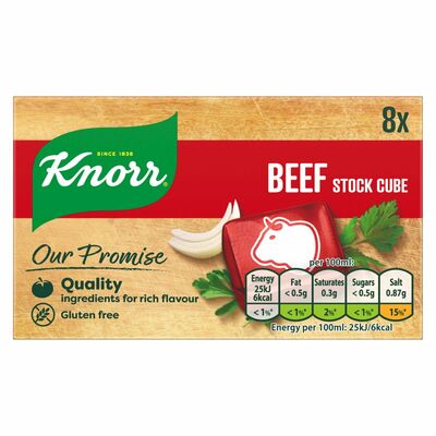 Knorr Beef Stock Cubes 8 Pack 80g