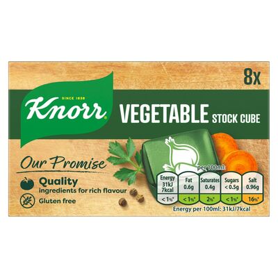 Knorr Vegetable Stock 8 Cubes 80g