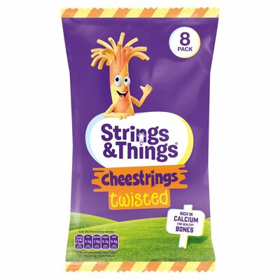 Strings & Things Cheestrings Twisted 8 Pack 160g