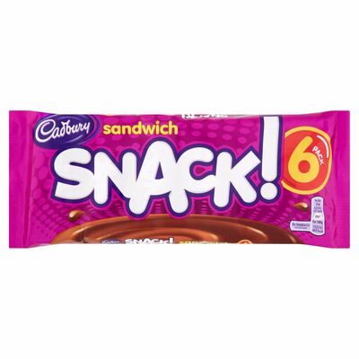 Cadbury Snack Sandwich 6 Pack 132g