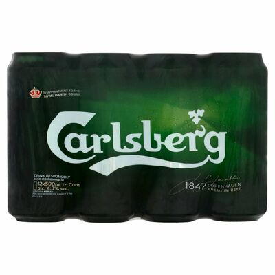 CARLSBERG CAN PACK 12 X 500ML