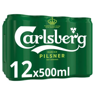 Garlsberg Danish Pilsner Lager Can Pack 12 x 500ml 