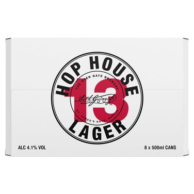 Hop House 13 Lager Can Pack 8 x 500ml