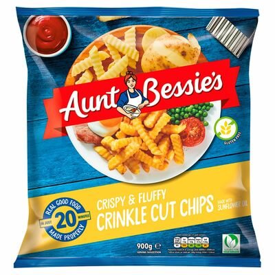 Aunt Bessie's Crinkle Cut Chips 900g
