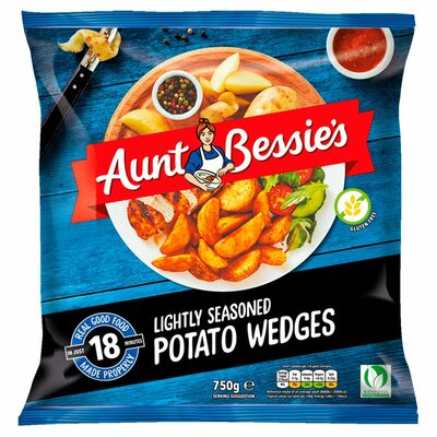 Aunt Bessie's Lightly Seasoned Wedges 750g