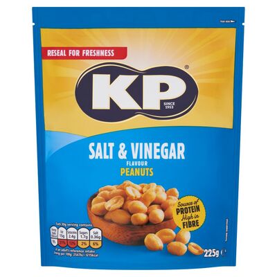 KP Salt & Vinegar Nuts 225g
