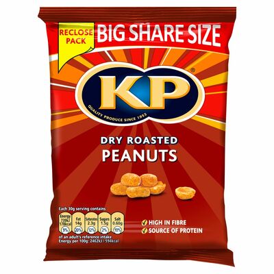 Kp Dry Roasted Nuts 415g