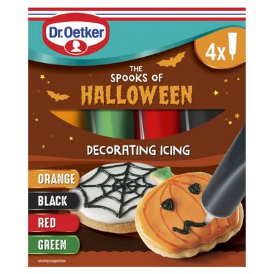 Dr. Oetker The Spooks Halloween Decorating Icing 4 Pack 19g