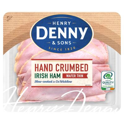 Denny Slow Cooked Wafer Thin Crumbed Irish Ham Slices 80g