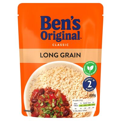 Ben's Original Long Grain Microwave Rice 220g