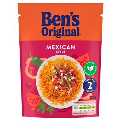 Ben's Original Ready To Heat Mexican Rice 220g