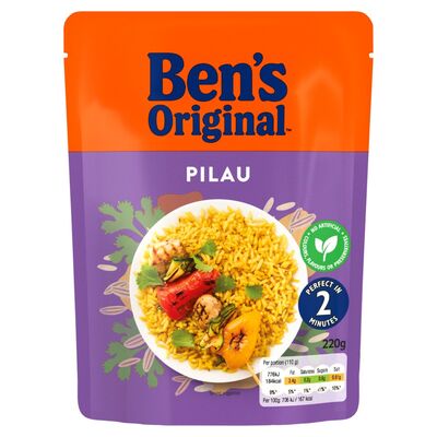 Ben's Original Ready To Heat Pilau Rice 220g