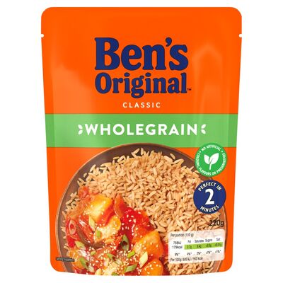Ben's Original Wholegrain Microwave Rice 220g