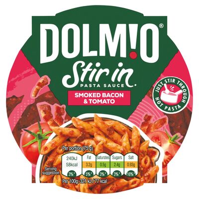 Dolmio Stir In Smoked Bacon & Tomato Pasta Sauce 150g