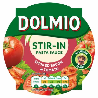 Dolmio Stir In Smoked Bacon & Tomato Pasta Sauce 150g