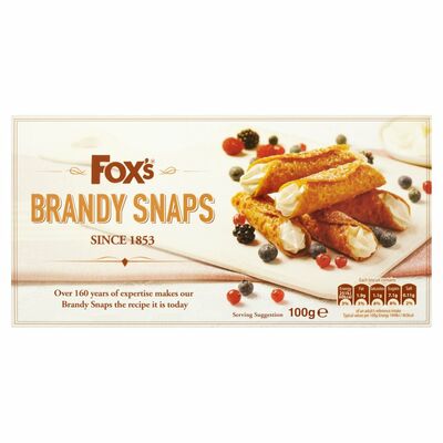 FOX'S SPECIALITY BRANDY SNAPS 100G
