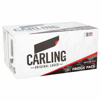 CARLING CAN PACK 8 X 500ML