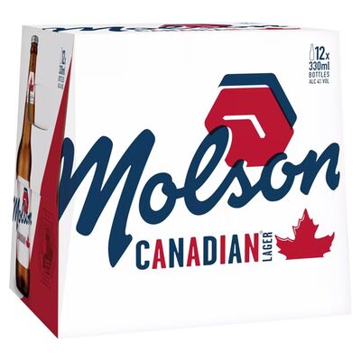 Molson Canadian Bottle Pack 12 x 330ml