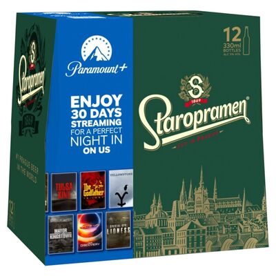 Staropramen Pilsner Bottles Pack 12 x 330ml