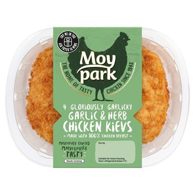 Moy Park Garlic & Herb Kievs 520g