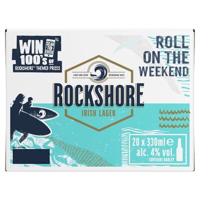 Rockshore Irish Lager Bottle Pack 20 x 330ml 