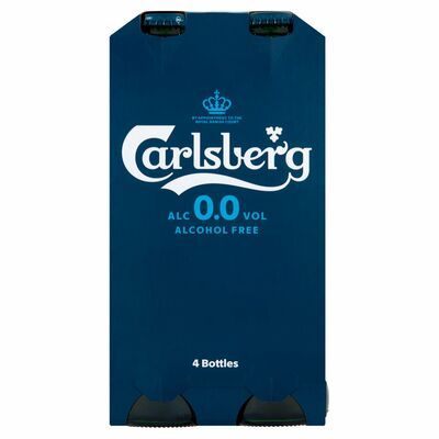 CARLSBERG 0.0% BOTTLE PACK 4 X 330ML