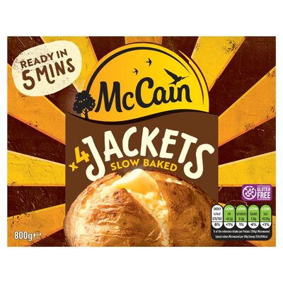 McCain Jacket Potatoes 4 Pack 800g