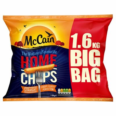 McCain Straight Cut Home Chips 1.6kg