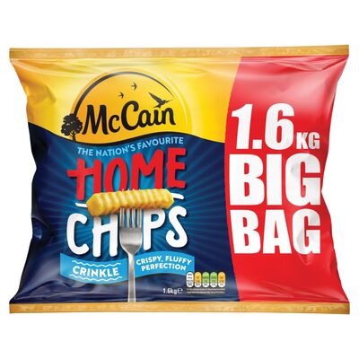 McCain Crinkle Cut Home Chips 1.6kg