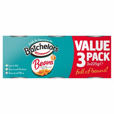 Batchelors Beans 3 Pack 675g