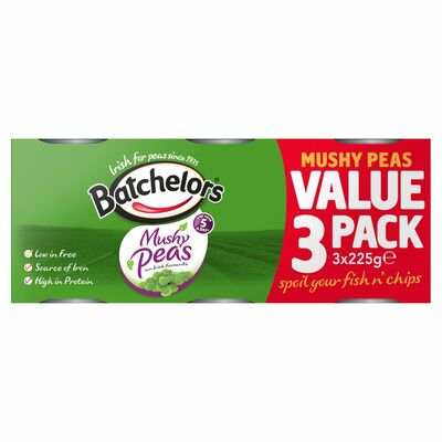 Batchelors Mushy Peas 3 Pack 225g