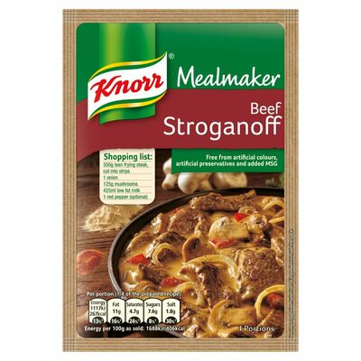 Knorr Mealmaker Beef Stroganoff Mix 50g