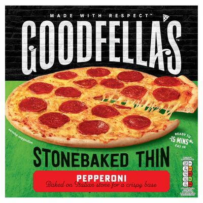 Goodfella's Stone Baked Thin Pepperoni Pizza 332g