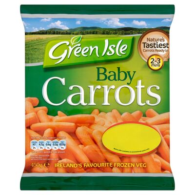 Green Isle Baby Carrots 450g