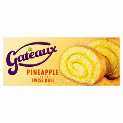 Gateaux Pineapple Swiss Roll 195g