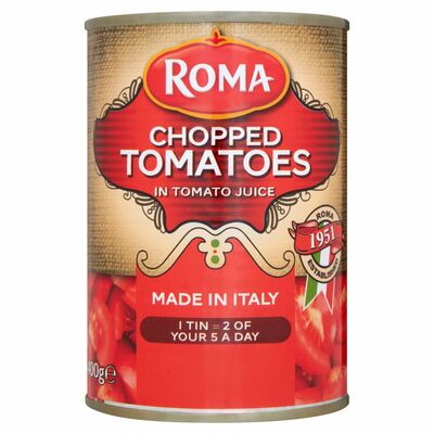 Roma Chopped Tomatoes 400g