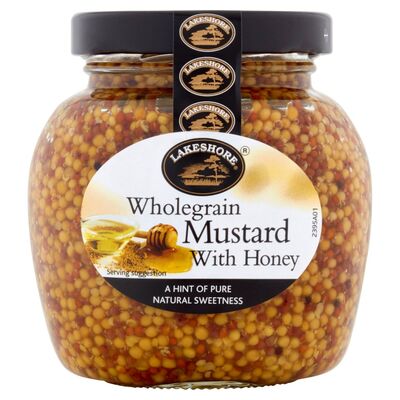 Lakeshore Wholegrain Mustard With Honey 205g