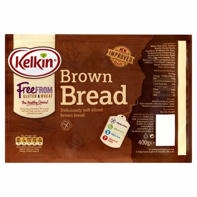 Kelkin Gluten Free Brown Bread 400g