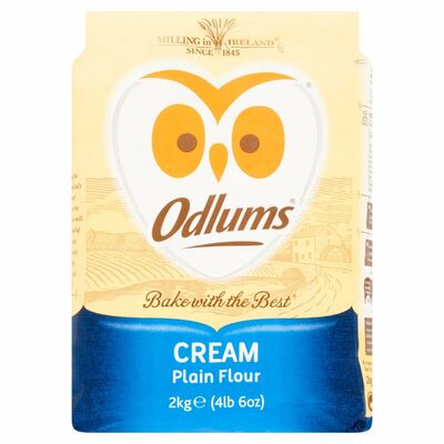 Odlums Cream Plain Flour 2kg