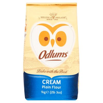 Odlums Cream Plain Flour 1kg