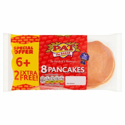 Pat The Baker Pancakes 8 Pack 320g